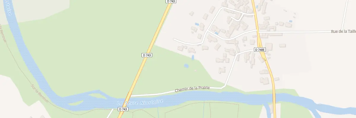 Plan du 263 Rue des Volaines à Échiré