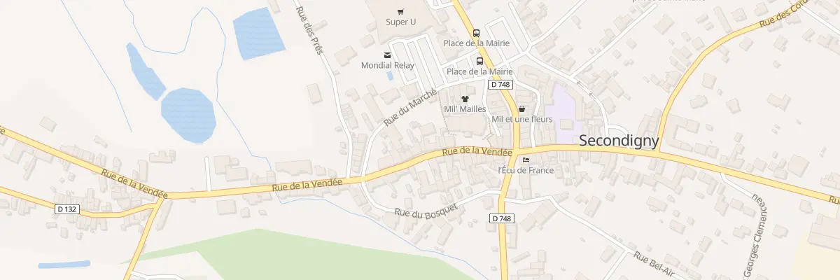Plan du 14 Rue de la Vendée à Secondigny