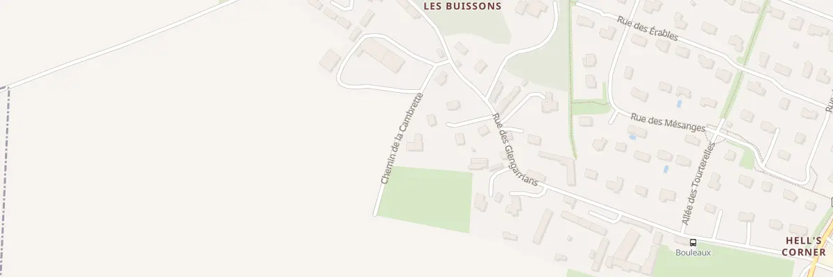 Plan du 1 Che de la Cambrette à Villons-les-Buissons