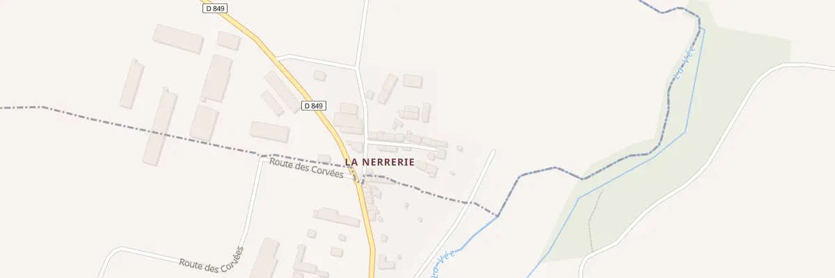 Plan du 8 La Nerrerie à Tessé-Froulay
