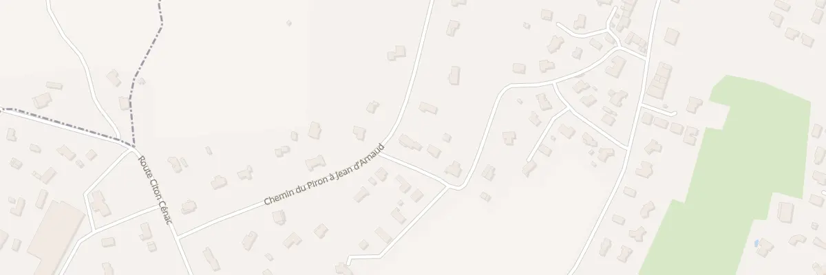 Plan du 25 Che du Lavoir du Menusey à Sadirac