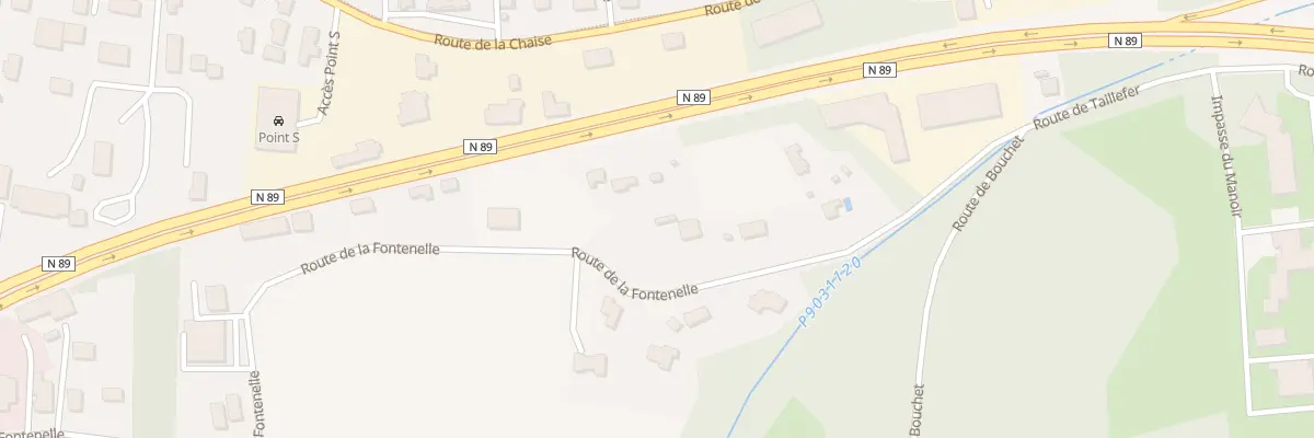 Plan du 30 Rte de la Fontenelle à Montussan