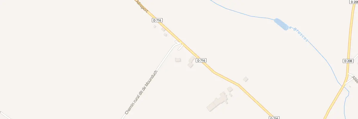 Plan du 1260 Rte de l’Aéroport à Uzein