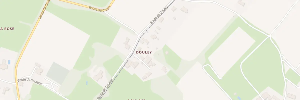 Plan du 541 Rte de Douley à Tabanac
