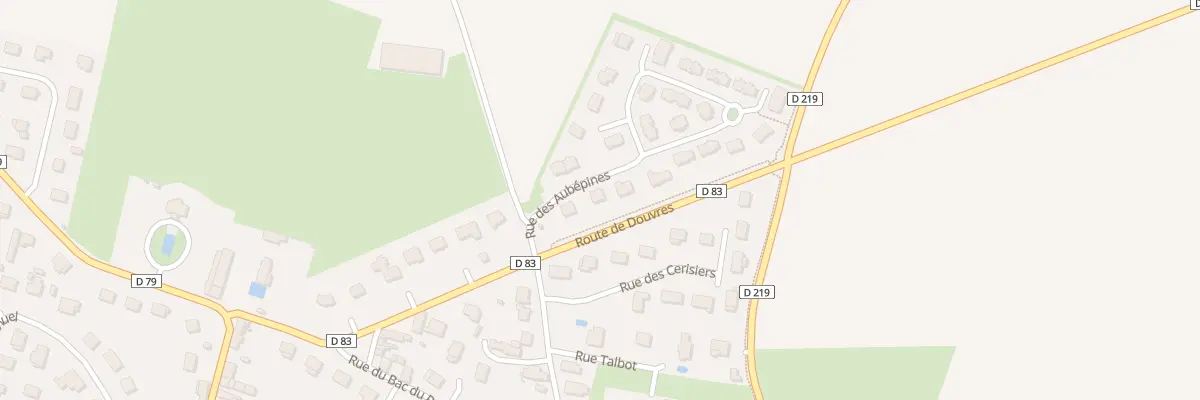 Plan du 4 Rue des Aubépines à Basly