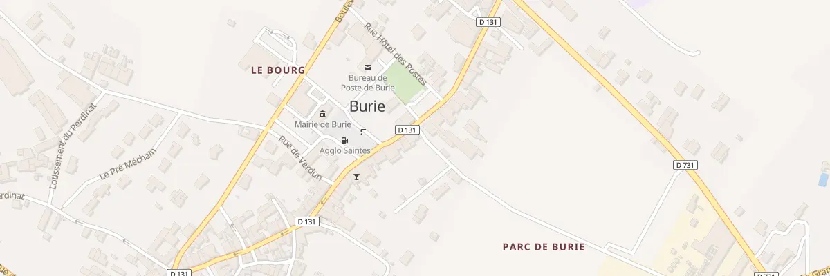 Plan du 27 Av de la République à Burie