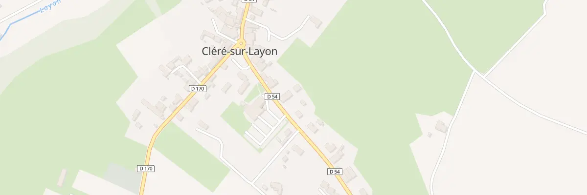 Plan du 7 Rue St Pierre à Cléré-sur-Layon