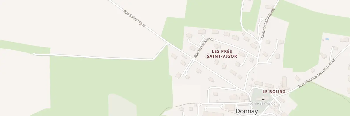 Plan du 215 Rue Saint-Vigor à Donnay