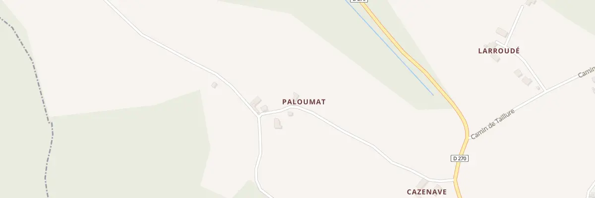 Plan du 30 Camin de Lanot à Mialos