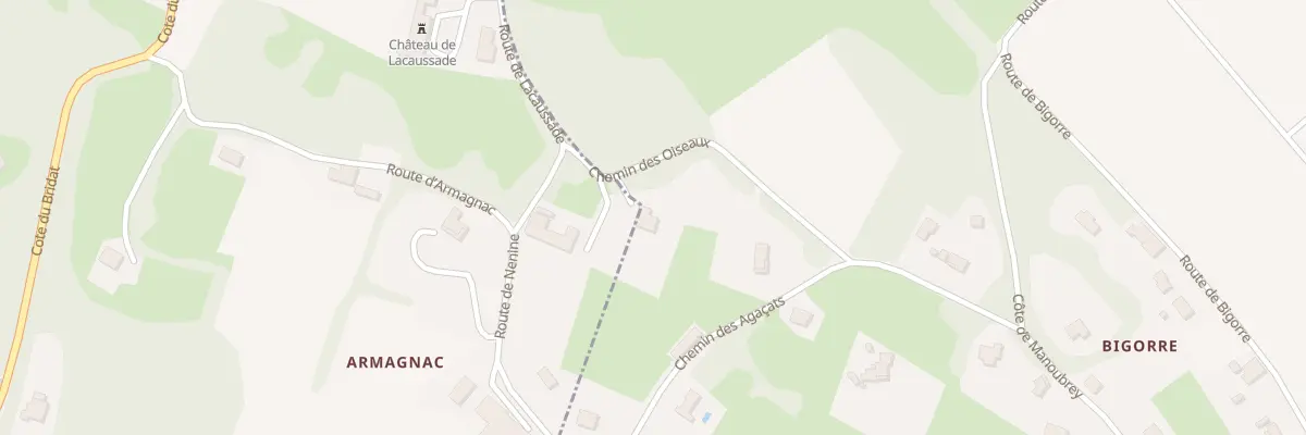 Plan du 221 Che des Oiseaux à Baurech