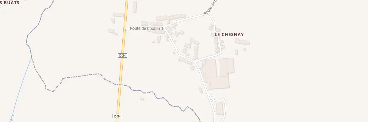 Plan du 92 Rte du Chesnay à Saint-Julien-du-Terroux