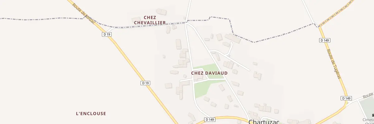 Plan du 5040 Chez Daviaud à Chartuzac