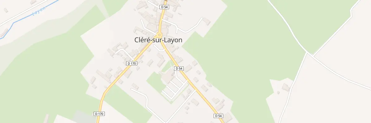 Plan du 5 Rue Saint-pierre à Cléré-sur-Layon