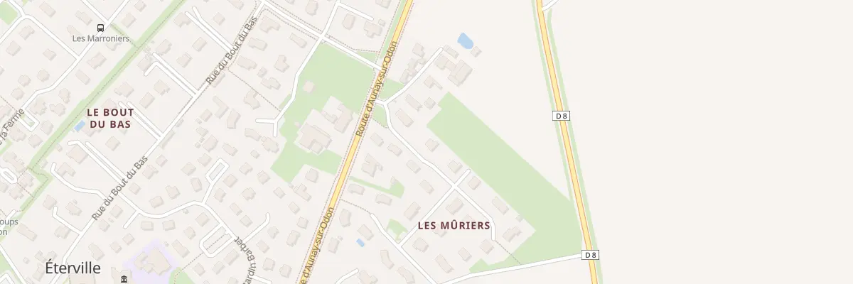 Plan du 3 Rue des Muriers à Éterville
