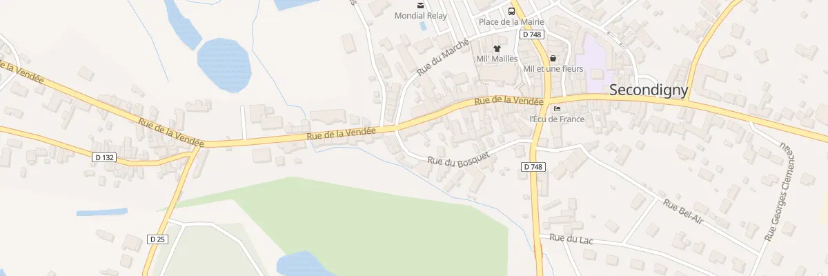 Plan du 33 Rue de la Vendée à Secondigny