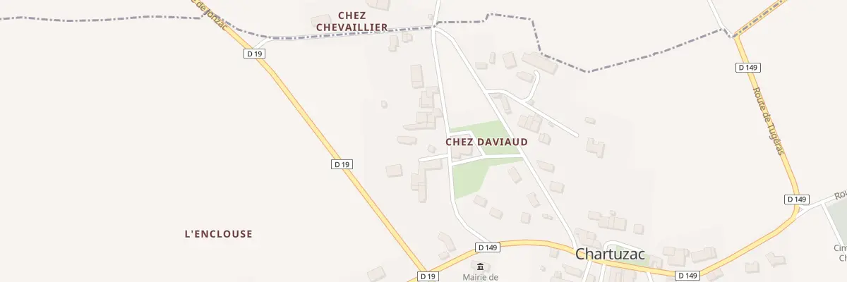 Plan du 5041 Chez Daviaud à Chartuzac