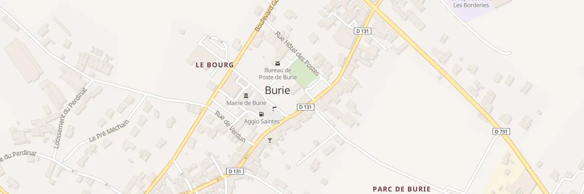 Plan du 26 Av de la République à Burie