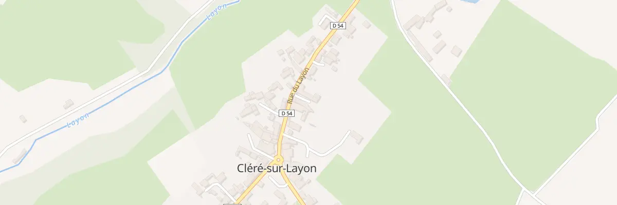 Plan du 16 Rue du Layon à Cléré-sur-Layon