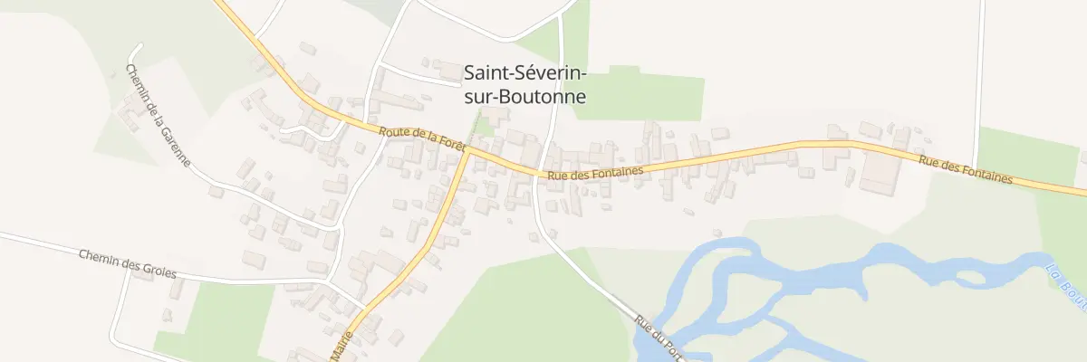 Plan du 8 Rue des Fontaines à Saint-Séverin-sur-Boutonne