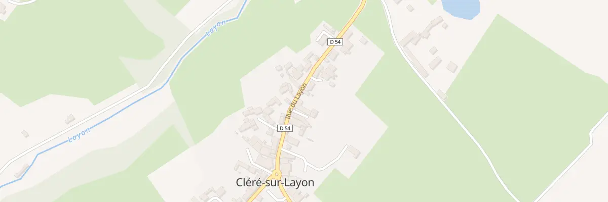 Plan du 18 Rue du Layon à Cléré-sur-Layon