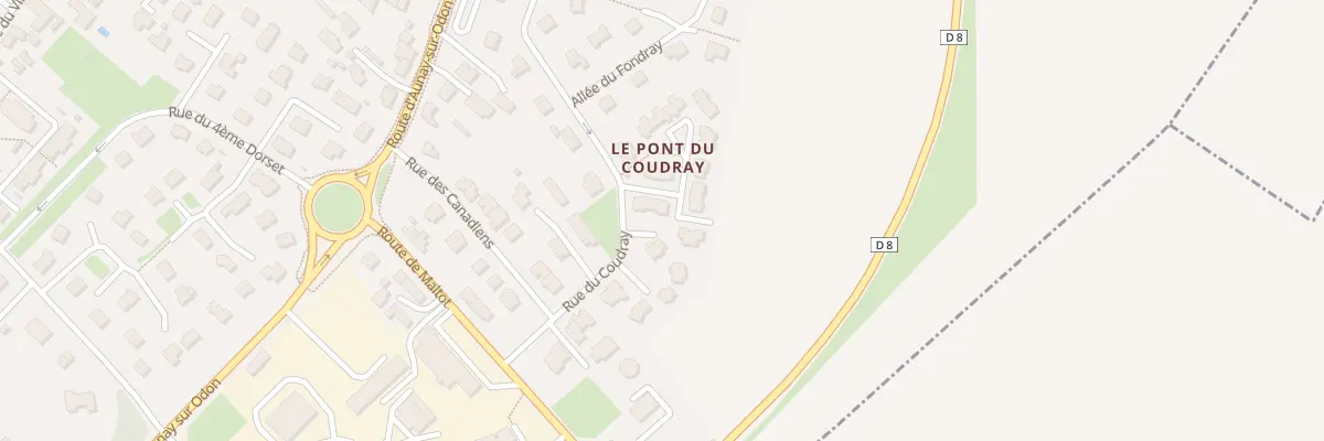 Plan du 12 Rue du Coudray à Éterville