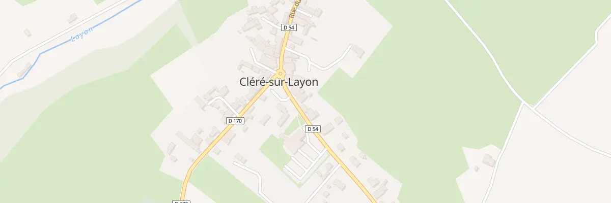 Plan du 3 Rue St Pierre à Cléré-sur-Layon