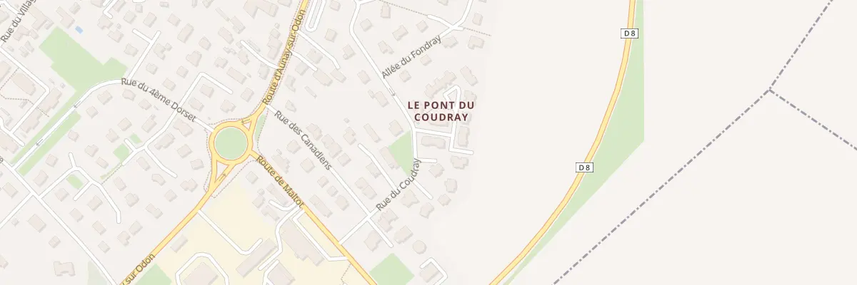 Plan du 10 Rue du Coudray à Éterville