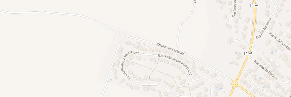 Plan du 318 Rue du Reverend Pere Bizard à Échiré