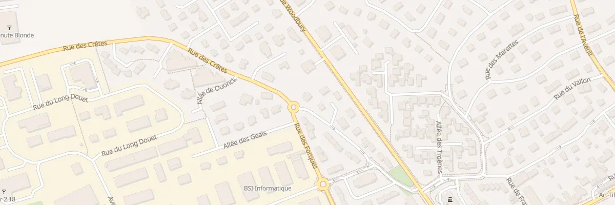 Plan du 12 Rue du Dos de la Poule à Bretteville-sur-Odon
