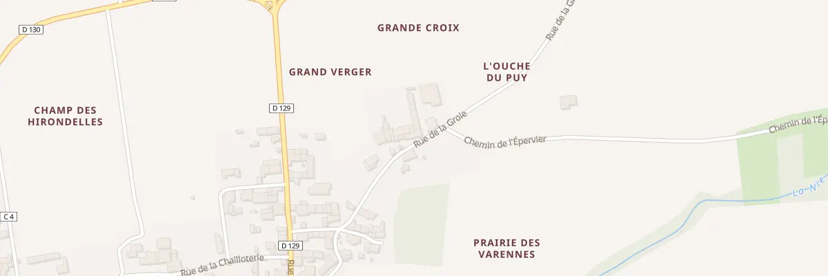 Plan du 25 Rue de la Groie à Varaize