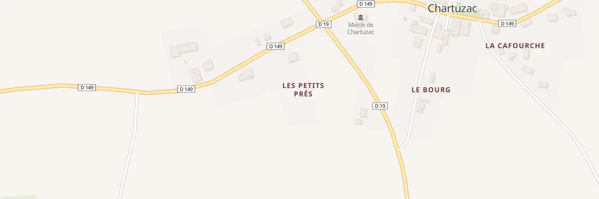 Plan du 5045 Les Petits Pres à Chartuzac
