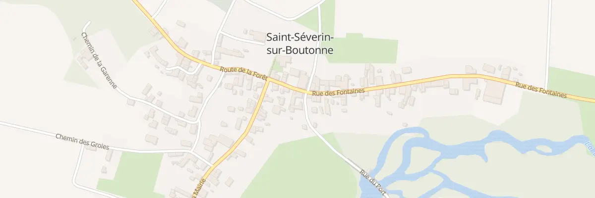 Plan du 2A Rue du Port à Saint-Séverin-sur-Boutonne