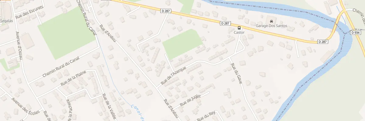 Plan du 13 Rue de l’Azerque à Arudy