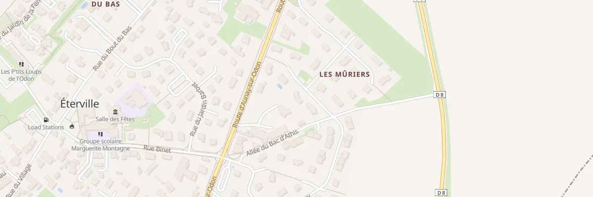 Plan du 26 Rue des Muriers à Éterville