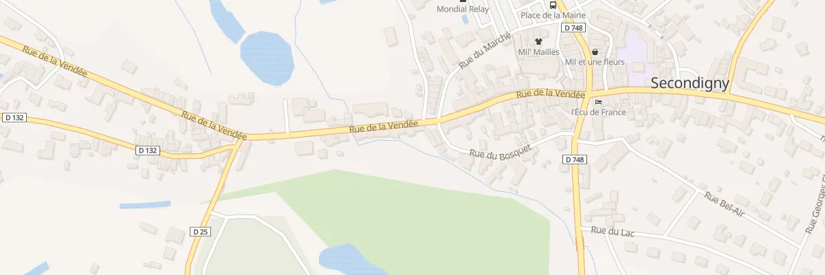 Plan du 37 Rue de la Vendée à Secondigny