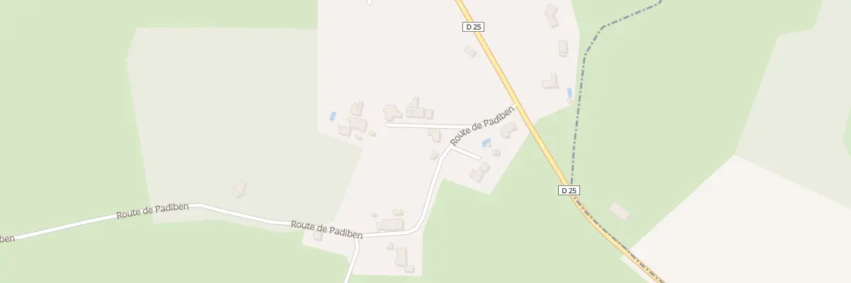 Plan du 100 Rte de Padiben à Buanes