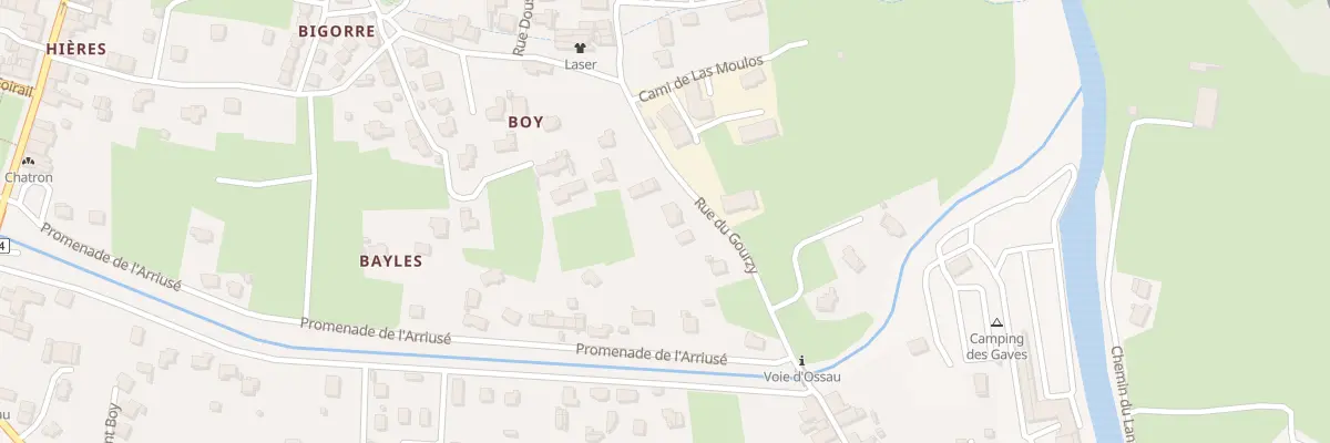 Plan du 10 Rue Soupon à Laruns