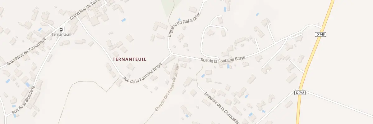 Plan du 393 Rue de la Fontaine Braye à Échiré