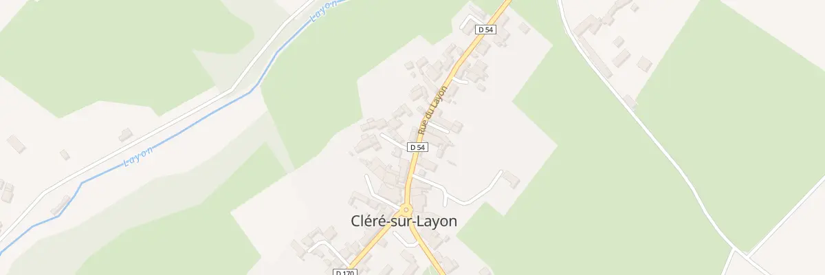 Plan du 15B Rue du Layon à Cléré-sur-Layon