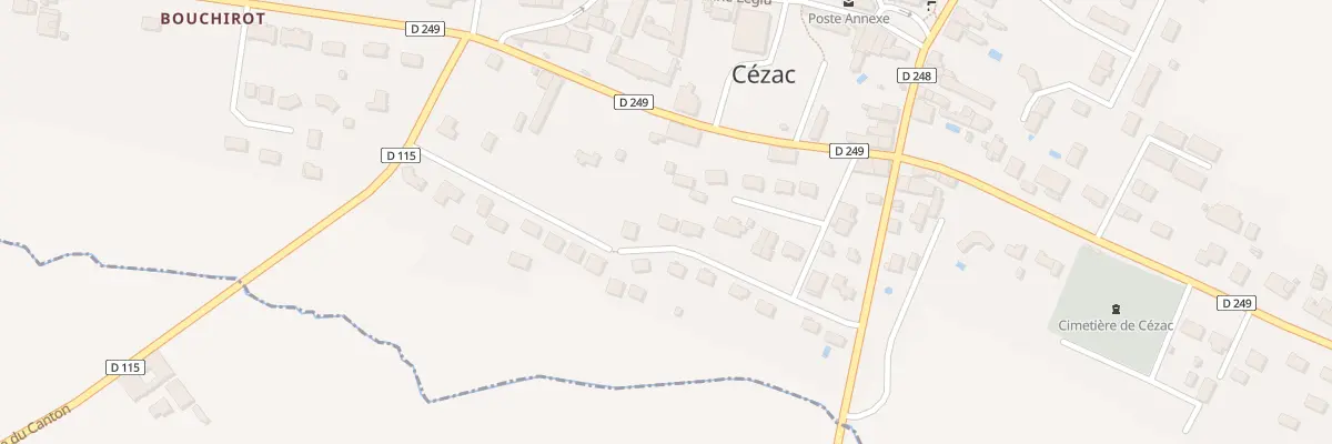 Plan du 3 Rue du 11 Novembre à Cézac
