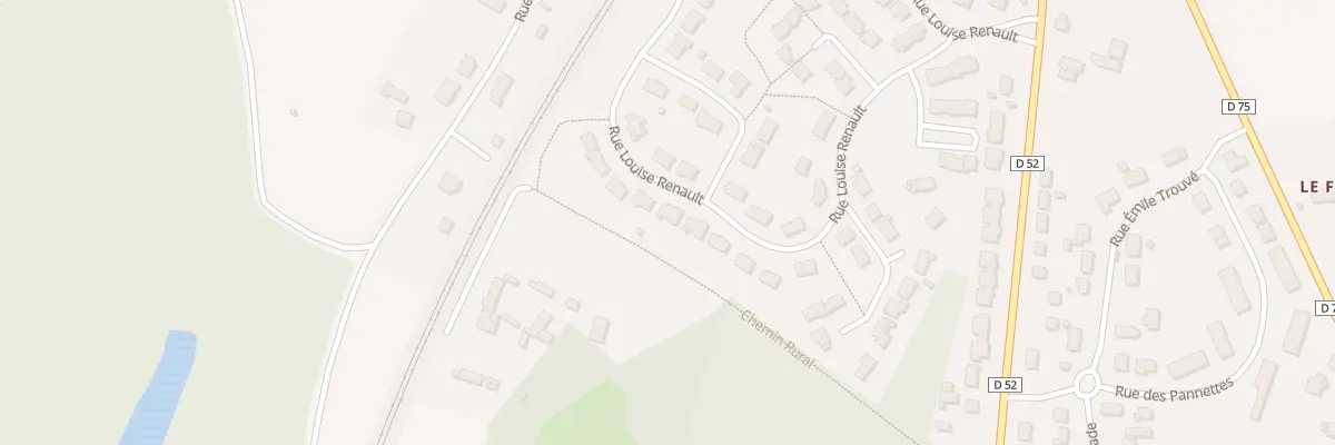 Plan du 22 Rue Louise Renault à Morannes sur Sarthe-Daumeray