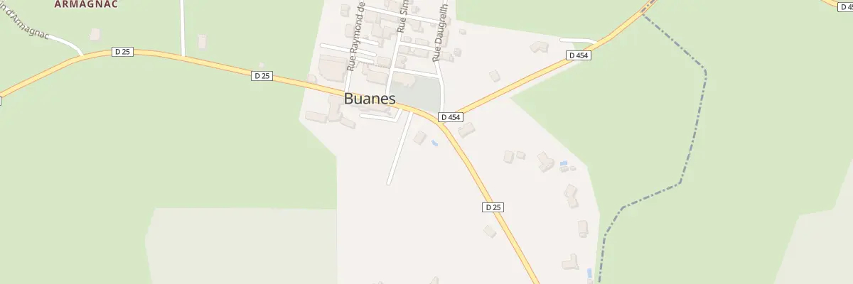 Plan du 5001F Bignes à Buanes