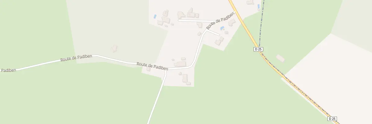 Plan du 204 Rte de Padiben à Buanes