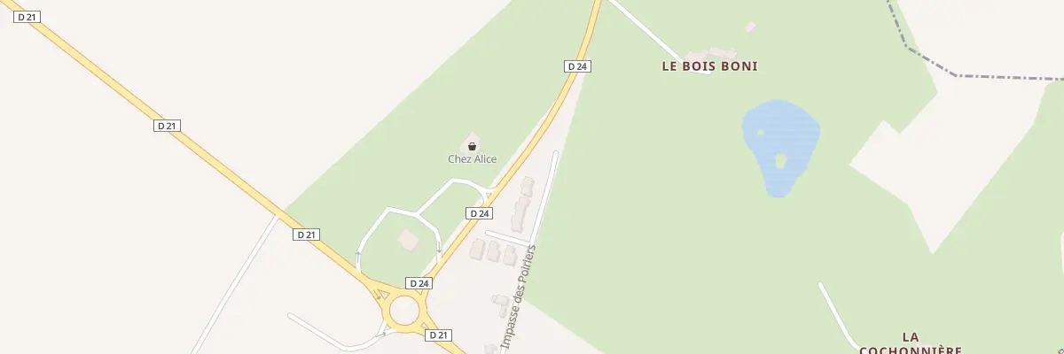 Plan du 13 Imp des Poiriers à Saint-Loup-du-Dorat