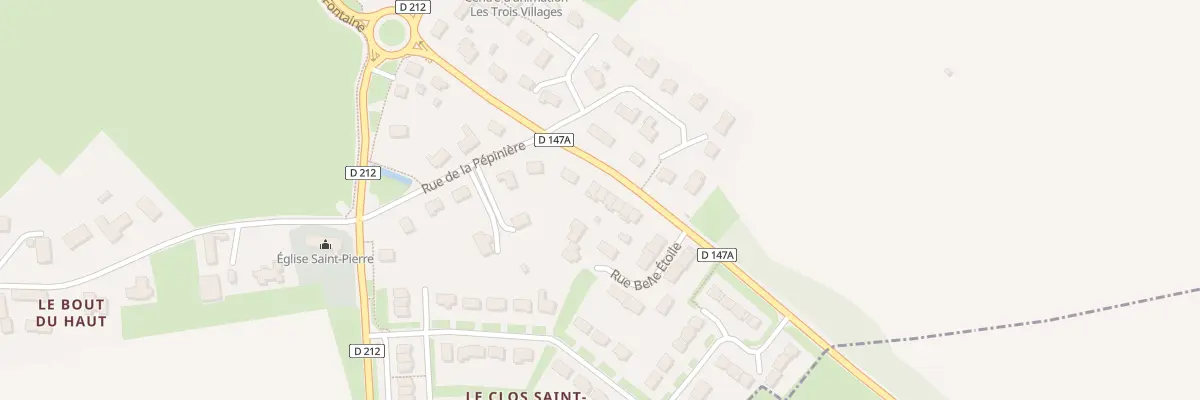 Plan du 11 Rue de la Saussaye à Maltot