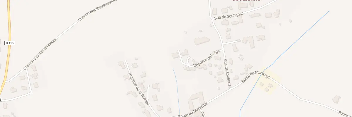 Plan du 3T Au Chemin Creux à Peujard