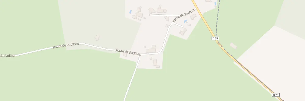 Plan du 80 Padiben à Buanes