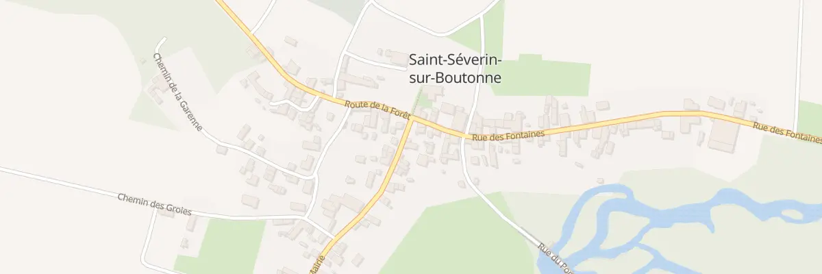 Plan du 1 Rue de la Mairie à Saint-Séverin-sur-Boutonne