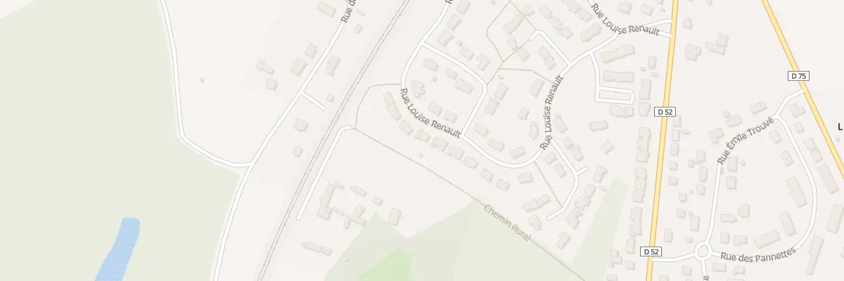 Plan du 20 Rue Louise Renault à Morannes sur Sarthe-Daumeray