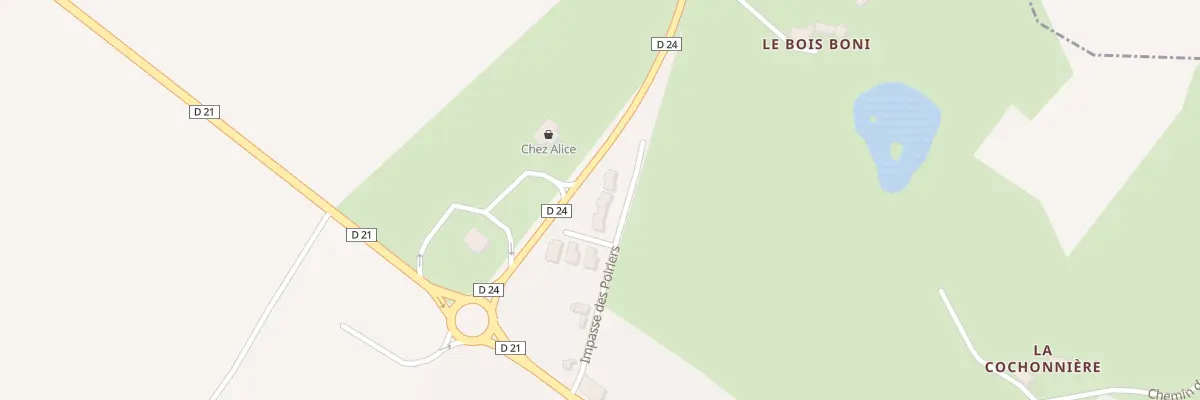 Plan du 11 Imp des Poiriers à Saint-Loup-du-Dorat
